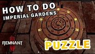 How to Solve Imperial Gardens Symbol Puzzle | Solution ► Remnant 2