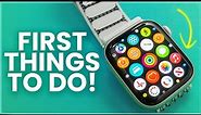 Apple Watch 8 - First 14 Things To Do! ( Tips & Tricks )
