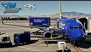 Southwest Airlines PMDG 737-700 Full Flight Chicago - Las Vegas | ULTRA 4K | A MSFS Experience