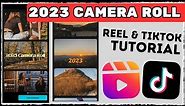 How to Make 2023 Scrolling Camera Roll Video | Cinematic Scroll Video Reels & TikTok Trend Tutorial