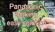 Panasonic CRT keep on blinking) easy solution