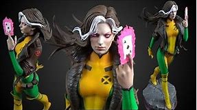 Let's Paint a Beautifully Sculpted and Highly Detailed 3D Print - X-Men's Rogue (1/9) CA 3D Studios