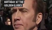 Nicolas Cage said he is celebrating his 60th birthday at the Golden Globes, marking “the second most epic birthday” of his life. | AP