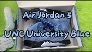 Air Jordan 5 Retro UNC University Blue From PkStockX