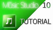 Sony Music Studio 10 - Tutorial for Beginners [+ General Overview]