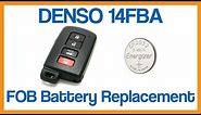 DENSO 14FBA FOB Battery Replacement