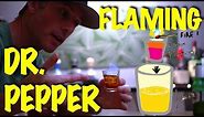 ¡WARNING! 🔥 Flaming Dr. Pepper Shot Drink Recipe 🔥