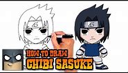 How to Draw Sasuke | Naruto