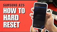 How to Hard Reset Samsung Galaxy A25 5G | Removing Password Unlock