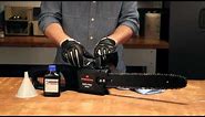 How to Add Bar and Chain Oil to Your Electric Chainsaw