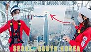 An EPIC DATE on top of KOREA'S TALLEST Building!? | SKY BRIDGE at Lotte World Tower