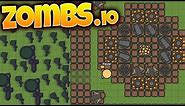 Zombs.io - Build, Defend, Survive - Zombie Fortress Defense IO Game! - Zombs.io Gameplay Highlights