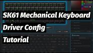Epomaker SK61 Mechanical Keyboard Driver Software Tutorial