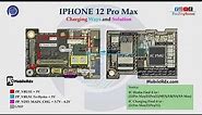 apple iphone 12 pro MAX disassembly motherboard schematic diagram service ways ic solution update li