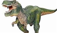 schleich DINOSAURS — Tyrannosaurus Rex, T-Rex Toy with Realistic Detail and Movable Jaw, Imagination-Inspiring Dinosaur Toys for Girls and Boys Ages 4+, Green, 11.2" x 5.6" x 3.8"