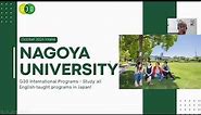 Nagoya University G30 International Program Admissions Webinar