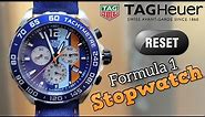 TAG HEUER FORMULA 1 ALL MODELS CHRONOGRAPH (STOPWATCH) HANDS RESET