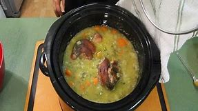 Slow Cooked Split Pea Soup with Ham Shank (231)