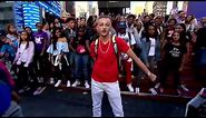 'Backpack Kid' Teaches Fans How To Do His Signature Move