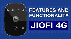 JioFi - Features and Functionality of JioFi 4G Pocket WiFi Router | Reliance Jio