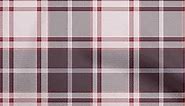 Polyester Spandex Wine Fabric Check Plaid Craft Projects Decor Fabric Printed by The Yard 56 Inch Wide