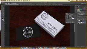 How to Create a Business Card Mockup in Photoshop