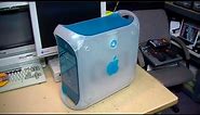 Trash-picked Apple Power Macintosh G3 blue & white