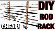 DIY Fishing Rod Storage Rack