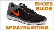 How To Spray Paint Shoes/Mid Soles/Rubber