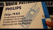 Unboxing 1993 Philips PR 800 GSM Brick