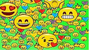 Emoticon,Emoji,Smiley,3D,fondo verde,pantalla verde,green screen,Chroma key,pack 1