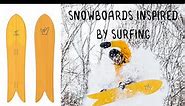4'10 GoldFish - Snowboards Inspired by Surfing