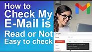 How to check my mail is read or not