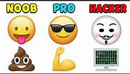 NOOB vs PRO vs HACKER - Emoji Puzzle