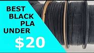 The Best Black PLA Filament on Amazon for LESS than $20 - Compared