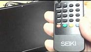 Seiki SR212S blu ray player unbox and review