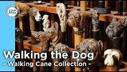Walking the Dog - The Walking Cane Collection - AKC Art Tour with Jim