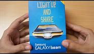 Galaxy Beam Projector android phone Unboxing & hands on