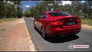 2018 Jaguar XE 20d 0-100km/h & engine sound