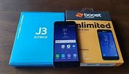 Samsung Galaxy J3 Achieve 2018 Unboxing For BoostMobile/Sprint/AT&T
