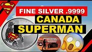 2015 Royal Canadian Mint $20 Superman Coin Pure Silver .9999 Coin Coin Collecting