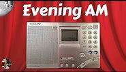 Sony ICF-SW7600GR Shortwave Radio Evening AM