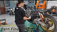 Honda CB400 Barn Find Rescue Time Lapse!