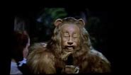 The Wizard of Oz 1939 - Cowardly Lion gets hit and sobs