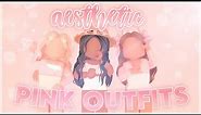 Aesthetic Pink OUTFITS for ROBLOX + CODES & LINKS || 𝐉𝐱𝐧𝐧𝐢𝐚 ☁️ .°･