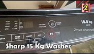 Sharp ESX159 Top Load Washing Machine 15Kg Quick Review