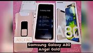 Unboxing Samsung Galaxy A80 Angel Gold