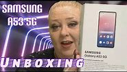 UNBOXING The Samsung a53 5g, by Cricket Wireless