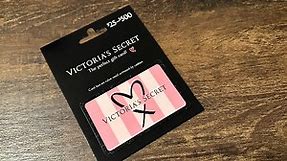 Victoria's Secret Gift Card What A Nice Gift To Give