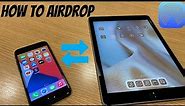 How To Use AirDrop To Send Photos & Videos On iPad & iPhones IOS14 (2021)